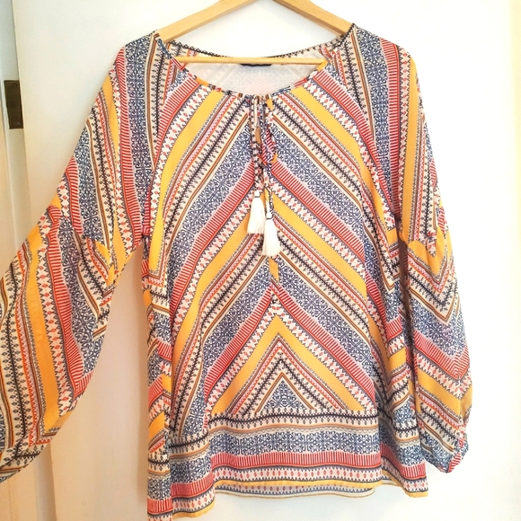 Boho long sleeve blouse - Picture 2 of 4